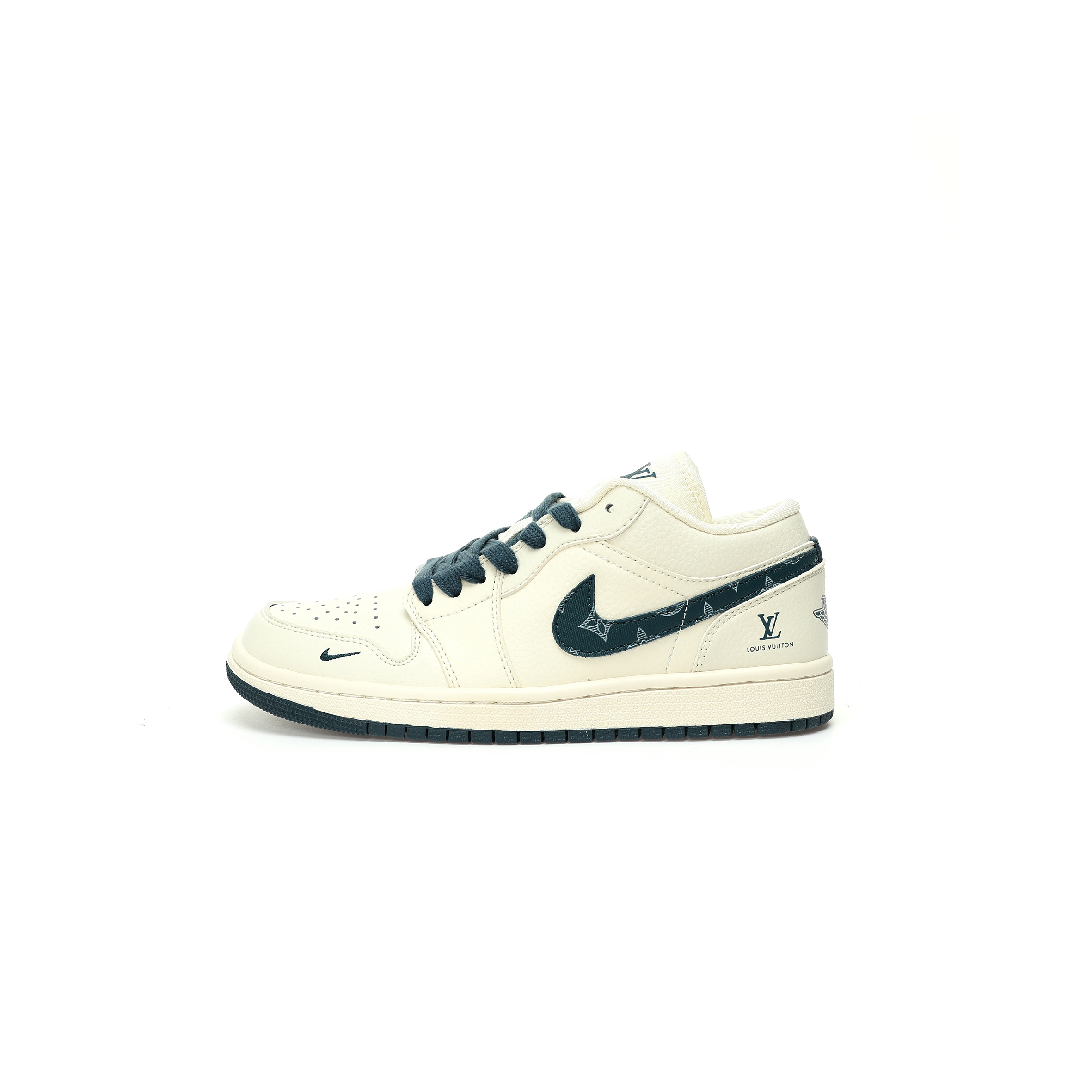 NIKE AIR JORDAN 1 LOW OG SP BEIGE INDIGO LV MONOGRAM WG8850-005